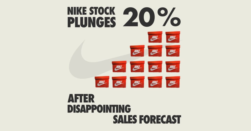 Nike Stock Plunges 20% After Disappointing Sales Forecast