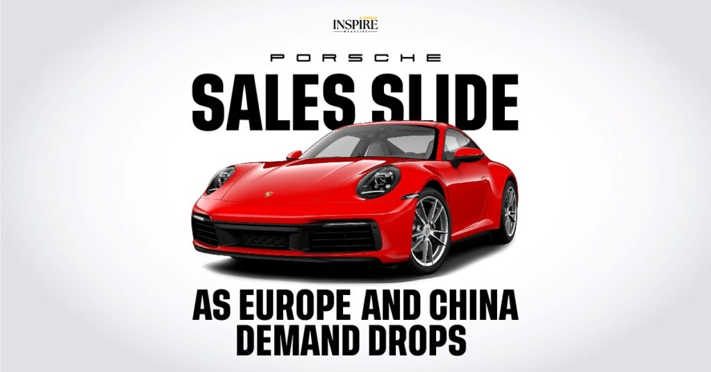 Porsche Sales Slide as Europe and China Demand Drops