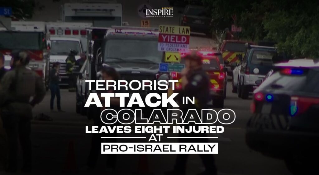 Terrorist Attack in Colorado Leaves Eight Injured at Pro-Israel Rally