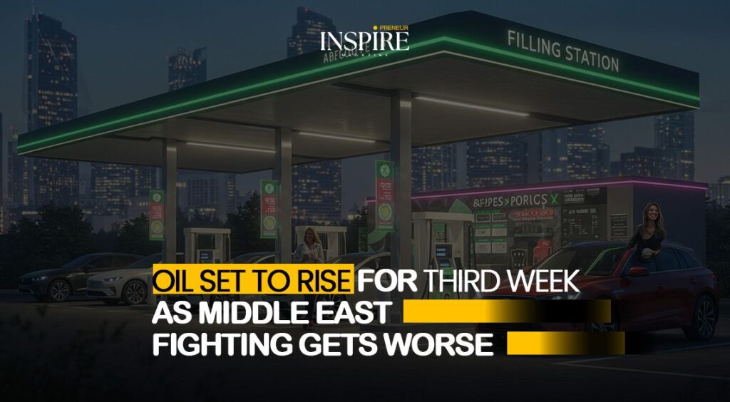 Oil Set to Rise for Third Week as Middle East Fighting Gets Worse