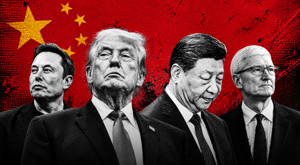 Why Are Elon Musk, Tim Cook and Other CEOs Joining Trump’s China Visit?